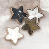 THCBD 12-Piece 30 mm Vintage Star Gold Metal Dress Buttons view 2