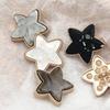 THCBD 12-Piece 30 mm Vintage Star Gold Metal Dress Buttons view 3