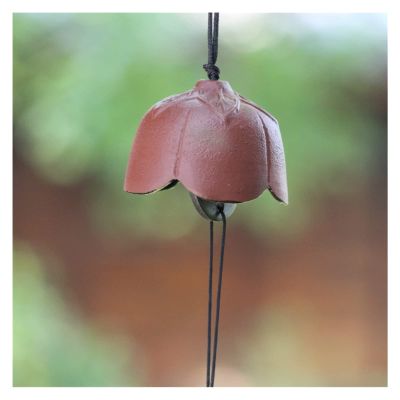 GASELO Outdoor Wind Chime, Home Decor, Indoor Wind Chime, Wrought Iron Hanging Ornament, Birthday Gift (Bird, Plum)