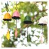 GASELO Outdoor Wind Chime, Home Decor, Indoor Wind Chime, Wrought Iron Hanging Ornament, Birthday Gift (Bird, Plum) view 4