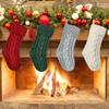 BENGZAN 4-Piece Christmas Stockings, Large 45.7 cm, Personalized Cable-Knit Design, Holiday and Christmas Decor | 14 x 46 x 22 cm view 4