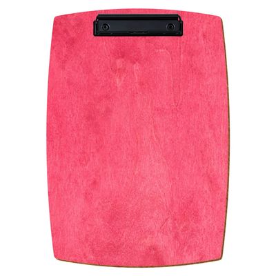 Btic Dark Pink Convex Wood Clipboard, 3 mm Birch Plywood, A3–A6