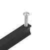 2 Cabinet Handles, Drawer Pulls, Modern Aluminum Alloy Hardware, Streamlined Design, 224 mm view 3
