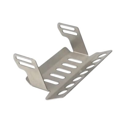 RC Accessory TRX4 Stainless Steel Chassis Armor Axle Guard Pedal Plate for 1/10 TRAXXAS TRX-4 Crawler, Easy to Install (Color: Front Protector)