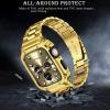 MioHHR Stainless Steel Band and Case for Apple Watch, 40/41 mm, Gold view 3