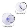 JianLing 20 Transparent PVC Suction Cups with Rings, 35 mm and 40 mm view 2
