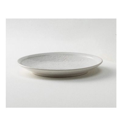 UNNS 10-Inch Porcelain Plates, Set of 2, Creamy White