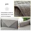 JORTUIO Velvet L-Shaped Sectional Sofa Cover, 90 x 210 cm, 1 Piece, Color B view 4