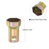 sourcing map Spindle Nut Socket, 52 mm, 6-Point Wheel Bearing Lock Nut Socket view 2