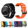 DAIKMZ 26/22/20 mm Silicone Band for Garmin Fenix 6, 6S, 6X Pro, 5, 5S, 5X Plus, Quick-Release Watch Band (Color: Green, Size: 26 mm) view 2