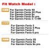 DAIKMZ 26/22/20 mm Silicone Band for Garmin Fenix 6, 6S, 6X Pro, 5, 5S, 5X Plus, Quick-Release Watch Band (Color: Green, Size: 26 mm) view 3
