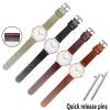 AEMALL Quick-Release Watch Band for Huawei Watch GT, 22 mm, Dark Brown view 3