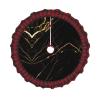 Marble Christmas Tree Skirt, Black and Rose Gold, 30–48 in. view 1