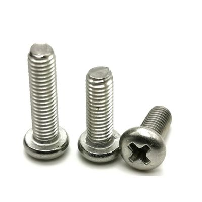 20 pcs 201 Stainless Steel Phillips Machine Screws, M4 x 35 mm