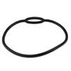 Nicfaky Silicone Diving Band, Adjustable Neck Strap, Flexible, Ring Octopus Holder, 18 cm, Black view 1