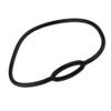Nicfaky Silicone Diving Band, Adjustable Neck Strap, Flexible, Ring Octopus Holder, 18 cm, Black view 2