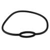 Nicfaky Silicone Diving Band, Adjustable Neck Strap, Flexible, Ring Octopus Holder, 18 cm, Black view 3