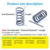 ZSBLXHHJD Replacement Compression Spring, 0.8 mm Wire, 7 mm Outer Diameter, 45 mm, 10-Pack view 3