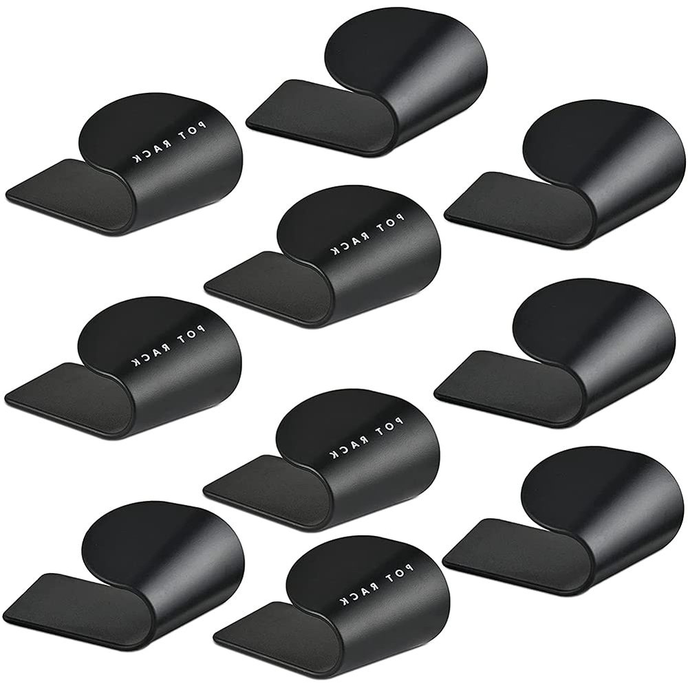 Pot Lid Holder, 5-Pair Adjustable Organizers for Cabinets