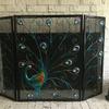 FLBT 3-Piece Vintage Metal Fireplace Screen view 2