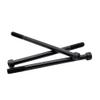 (1 Set) Black Carbon Steel Half-Thread Hex Socket Screw and Nut Combination Set, M20 x 220 mm view 3