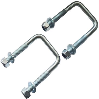 2x M12 Galvanized U-Bolts (Clear Width 122 x Clear Height 155 mm)