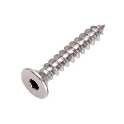 MOOPW 304 Stainless Steel Hex Socket Countersunk Self-Tapping Screws