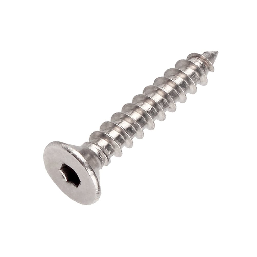 MOOPW 304 Stainless Steel Hex Socket Countersunk Self-Tapping Screws