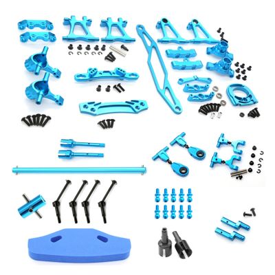 Oikabio Metal Modification Accessory Kit, Suspension Arms, Axles and Steering Knuckles Set for TT02-02 1/10 RC Upgrade Parts, 1