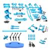 Oikabio Metal Modification Accessory Kit, Suspension Arms, Axles and Steering Knuckles Set for TT02-02 1/10 RC Upgrade Parts, 1 view 1