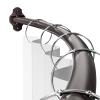Adjustable Curved Shower Curtain Rod, 101.6–182.9 cm, Bronze view 1