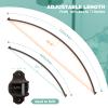 Adjustable Curved Shower Curtain Rod, 101.6–182.9 cm, Bronze view 4