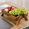 VNABO Solid Wood Fruit Bowl, Large-Capacity Fruit Stand view 4