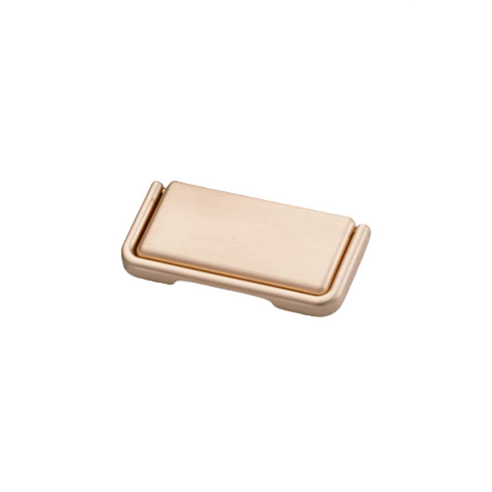 6-Pack Hidden Cabinet Pulls, Recessed Ring Handles for Wardrobes and Drawers