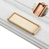 6-Pack Hidden Cabinet Pulls, Recessed Ring Handles for Wardrobes and Drawers view 4