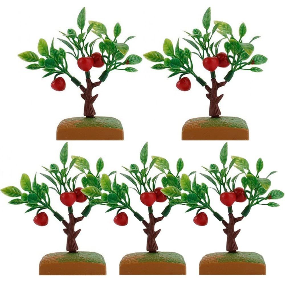 Stakee Mini Fruit Tree Model - 5pcs