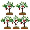 Stakee Mini Fruit Tree Model - 5pcs view 1
