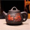 BEZAX 330 ml Purple Clay Teapot, Chinese Porcelain Kung Fu Tea Set, Handmade Dragon, Color 01 view 1