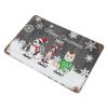 WengBeauty Personalized Meowy Christmas Cats Tin Sign, Vintage Retro Wall Art, 8 x 12 in view 2