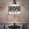 WengBeauty Personalized Meowy Christmas Cats Tin Sign, Vintage Retro Wall Art, 8 x 12 in view 3