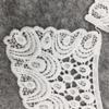 Aeromdale White Embroidered Lace Applique, Floral Detachable Collar for Fabric, Dresses, DIY and Costumes #D view 3