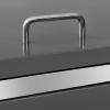 RONGQI Stainless Steel Trash Bin Enclosure for 2 Bins, Bike Shelter, 138 × 77.5 × 115.5 cm view 3