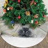 Harp Seal Pups Plush Christmas Tree Skirt, 48 in view 2