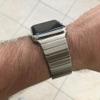 Stainless Steel Band for Apple Watch 46mm/49mm, Folding Clasp, Titanium view 3