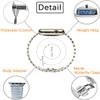 Stainless Steel Band for Apple Watch 46mm/49mm, Folding Clasp, Titanium view 4
