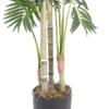 Leaf Tropical Artificial Plants with Planter, Green and Silver, 120 cm view 4