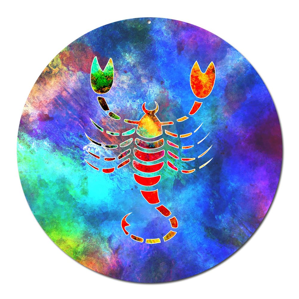 SCORPION Zodiac Sign Sun Catcher Window Decoration No. 10