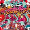 A.Monamour Self-Adhesive 3D Graffiti Door Wallpaper, 85 x 215 cm view 1