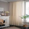 iyoimono Boho Beige Crochet Curtains with Tassels, 2 Panels, W150 x H300 cm view 2