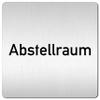 Türschilder24 XXL Door Sign (B), 125 x 125 x 1.5 mm, Storage Room, Solid Aluminum, Made in Germany view 1